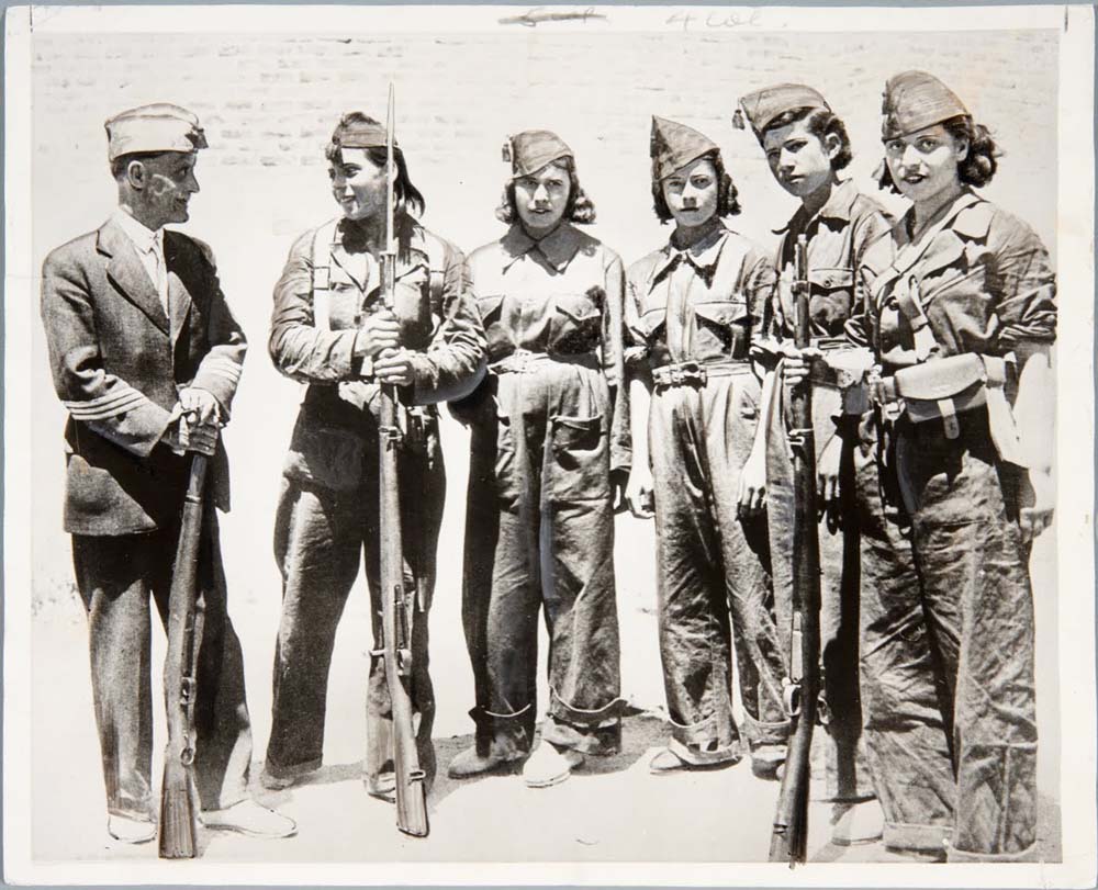 women soldiers by Unknown, 1936, 12x8" (A4) Poster