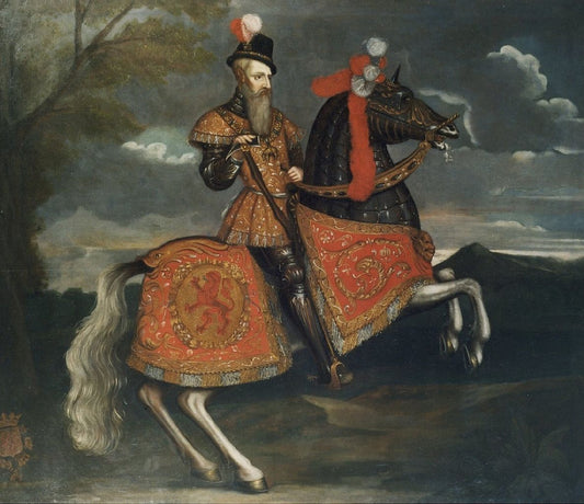 Reinoud III van Brederode, vintage artwork by Cornelis Anthonisz., A3 (16x12") Poster Print