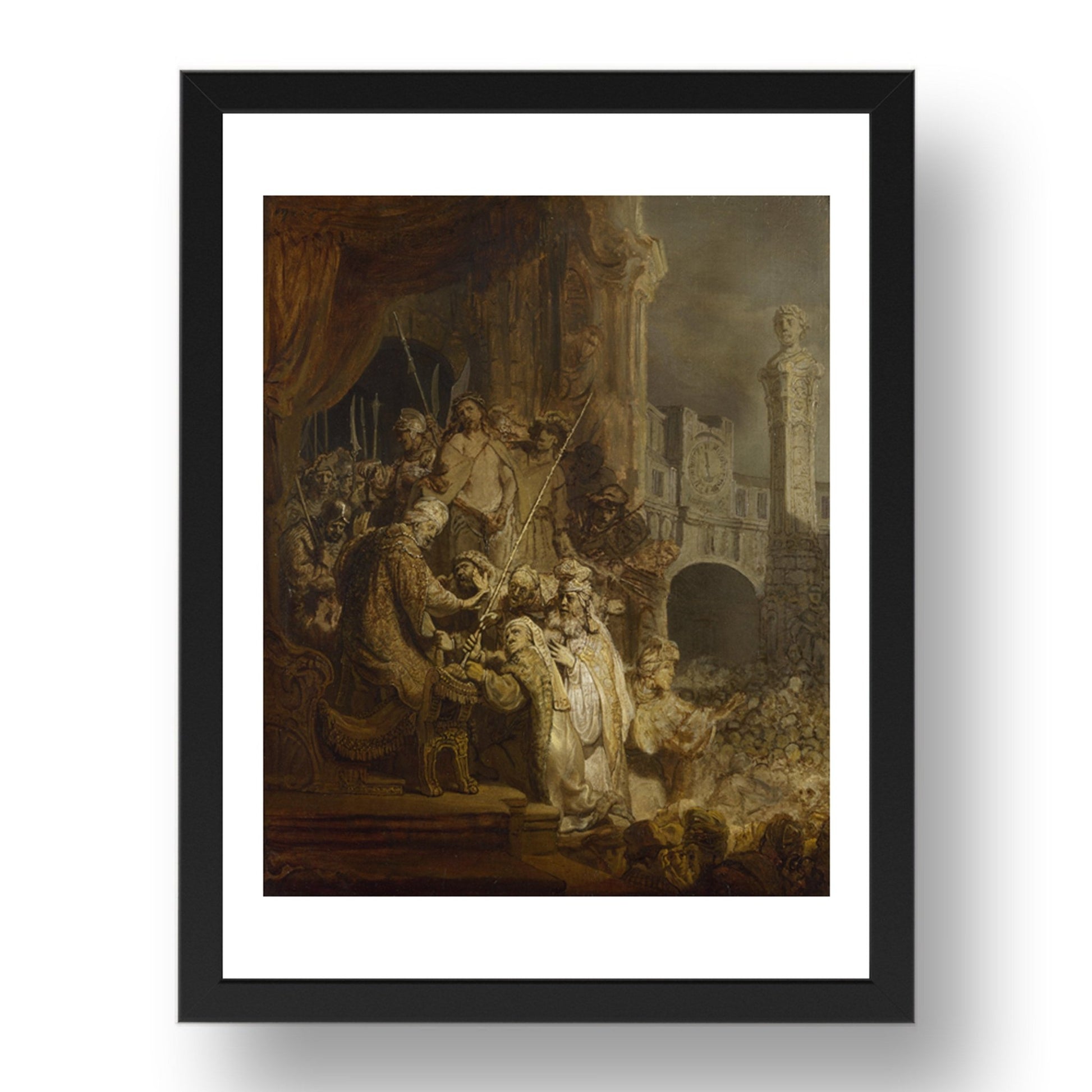 Rembrandt: Ecce Homo, Poster in 17x13"(A3) Frame