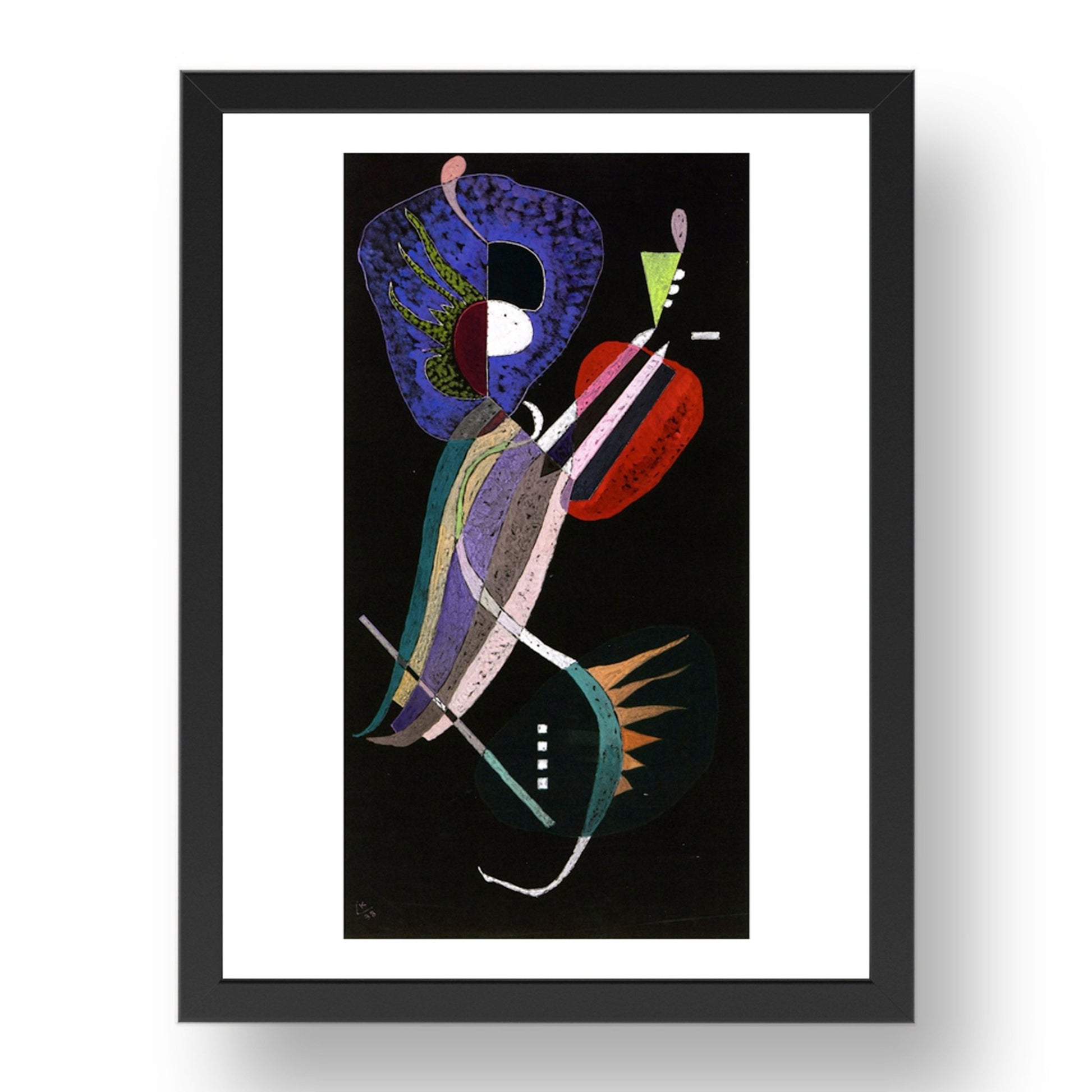 Resolution 1938 by Wassily Kandinsky, 17x13" Frame