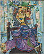 Portrait of Dora Maar by Pablo Picasso, vintage art, modern poster print