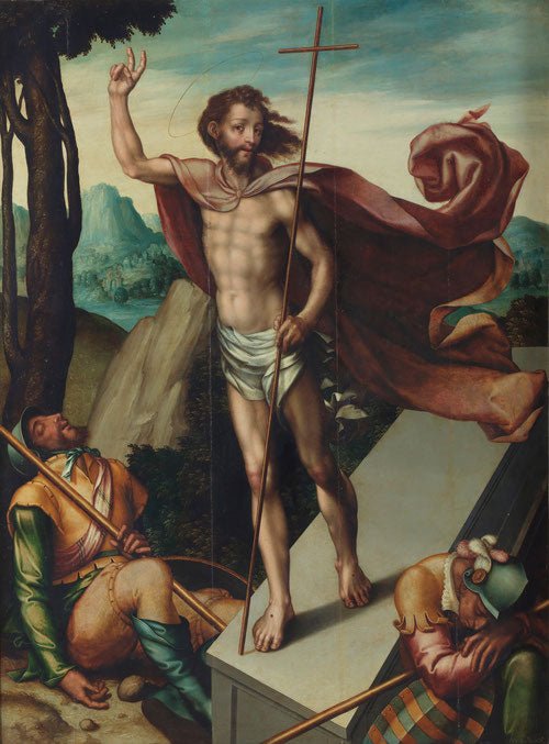 Resurrección, vintage artwork by Luis de Morales, A3 (16x12") Poster Print