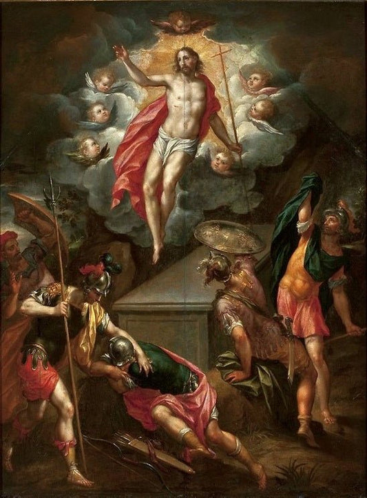 Resurrection of Christ, vintage artwork by Hans Rottenhammer, A3 (16x12") Poster Print