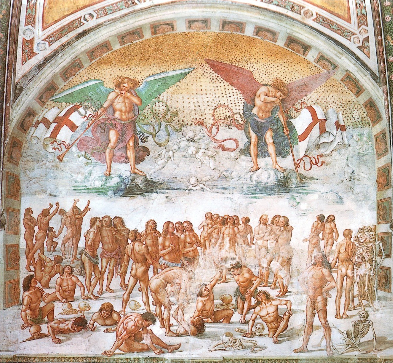 Resurrection of the Dead, vintage artwork by Luca Signorelli, A3 (16x12") Poster Print