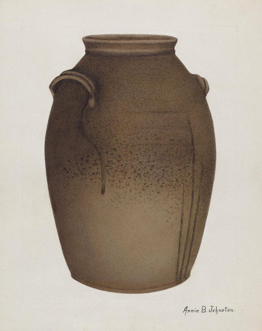 Richard Barnett:Stoneware Jar,16x12"(A3) Poster