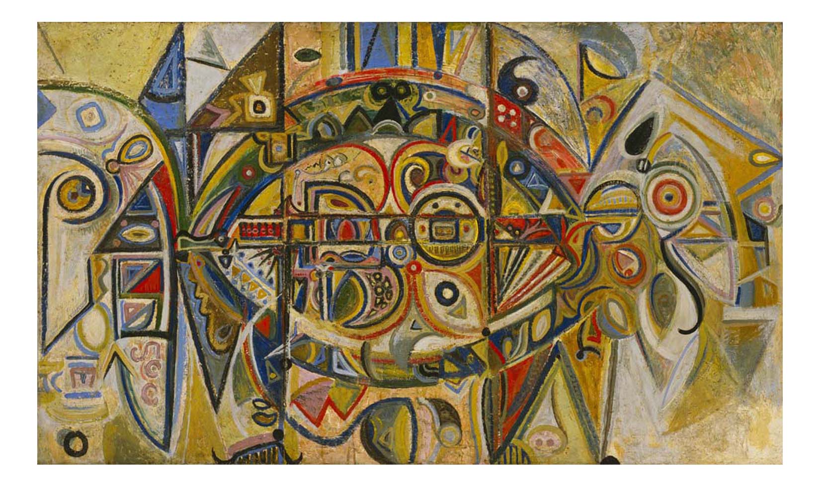 Richard Pousette-Dart - Desert, 16x12" (A3) Poster Print