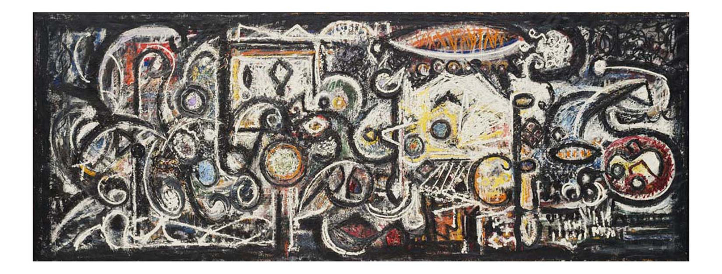 Richard Pousette-Dart - Fugue Number 2, 16x12" (A3) Poster Print