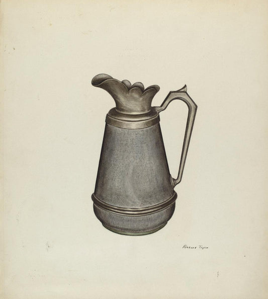 Richard Taylor:Enamel Pitcher,16x12"(A3) Poster