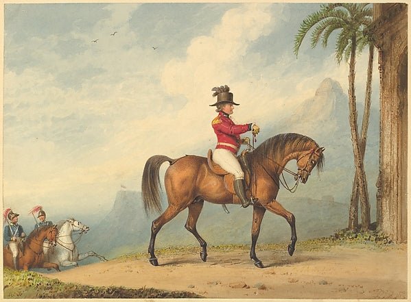 Richard Westall:Sir John Floyd on Horseback c1800–1814-16x12"(A3) Poster