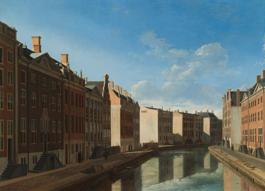 the golden bend by G. A. Berckheyde, 12x8" (A4) Poster