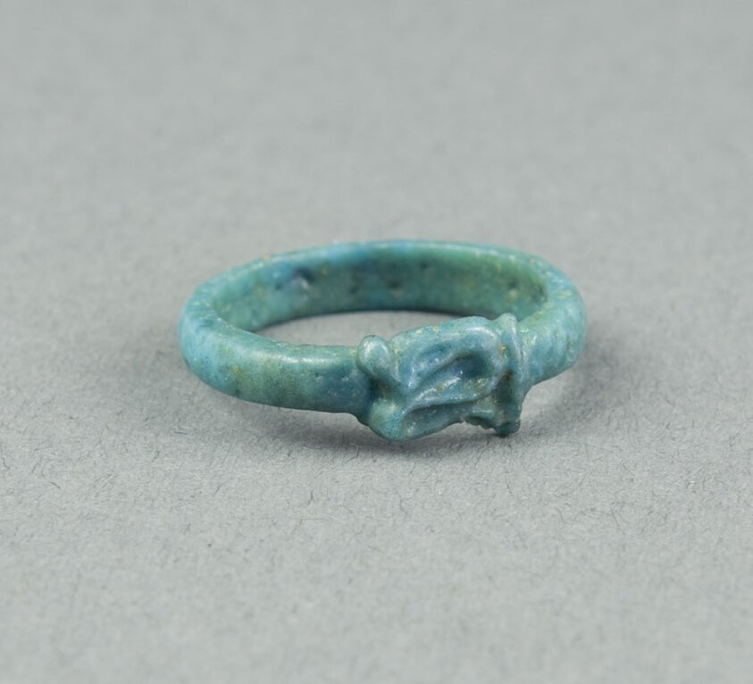 Ring by  Figure of Serpent Uto (?) by  Egyptian, 23x16"( A2 size) Poster Print