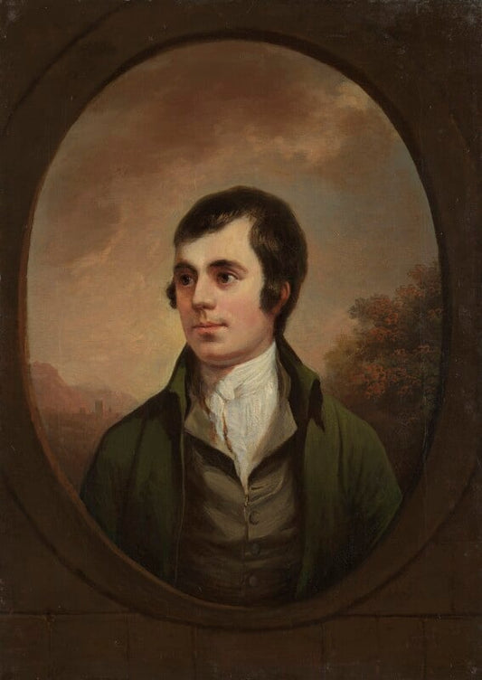 Robert Burns by Alexander Nasmyth, vintage art, modern poster print