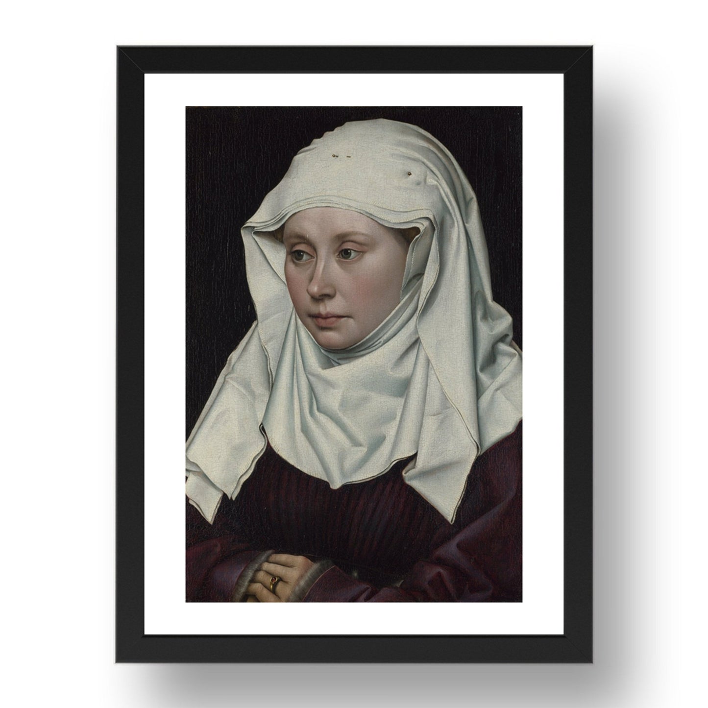 Robert Campin: A Woman, Poster in 17x13"(A3) Frame