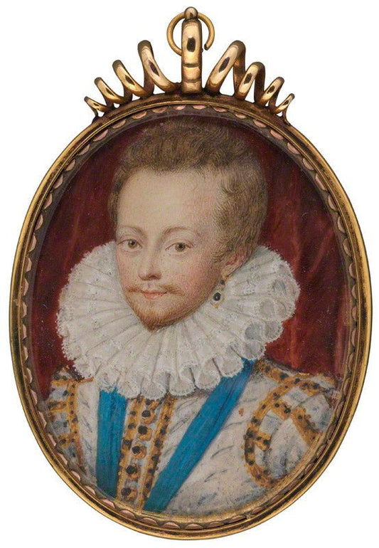 Robert Carr, Earl of Somerset, vintage artwork by Nicholas Hilliard, A3 (16x12") Poster Print