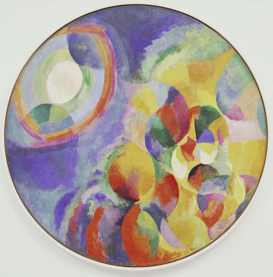 Robert Delaunay - Simultaneous Contrasts Sun and Moon, vintage art, modern poster print