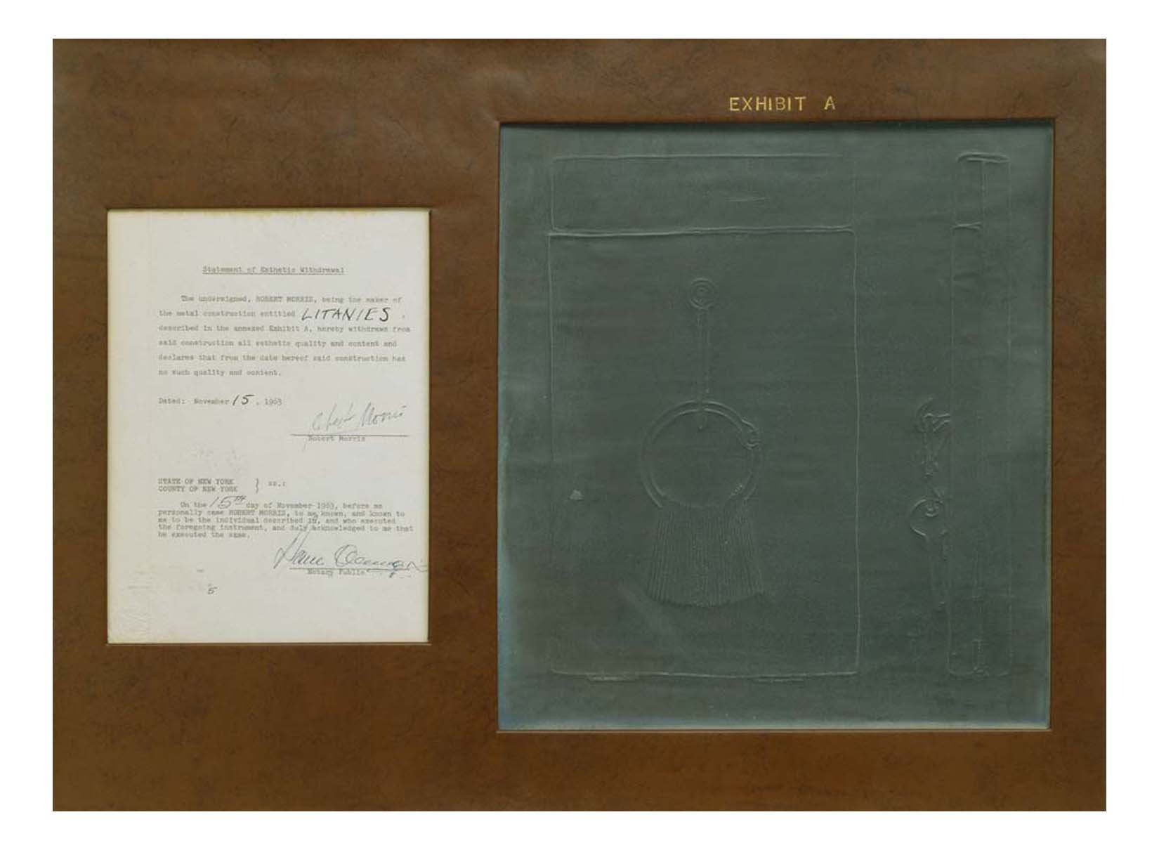 Robert Morris - Document, 16x12" (A3) Poster Print