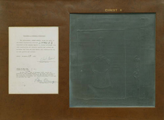 Robert Morris - Document, vintage art, modern poster print