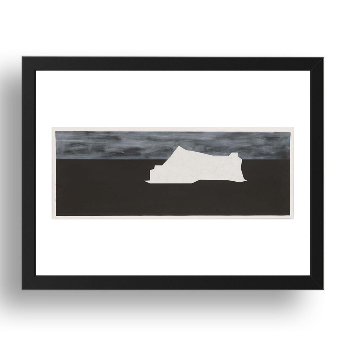 Robert Moskowitz: Iceberg, modernist artwork, Poster Print – Period Prints