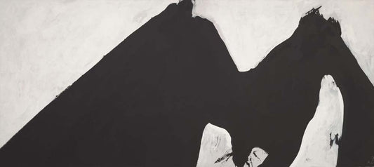 Robert Motherwell - In Black and White No. 2, vintage art, modern poster print