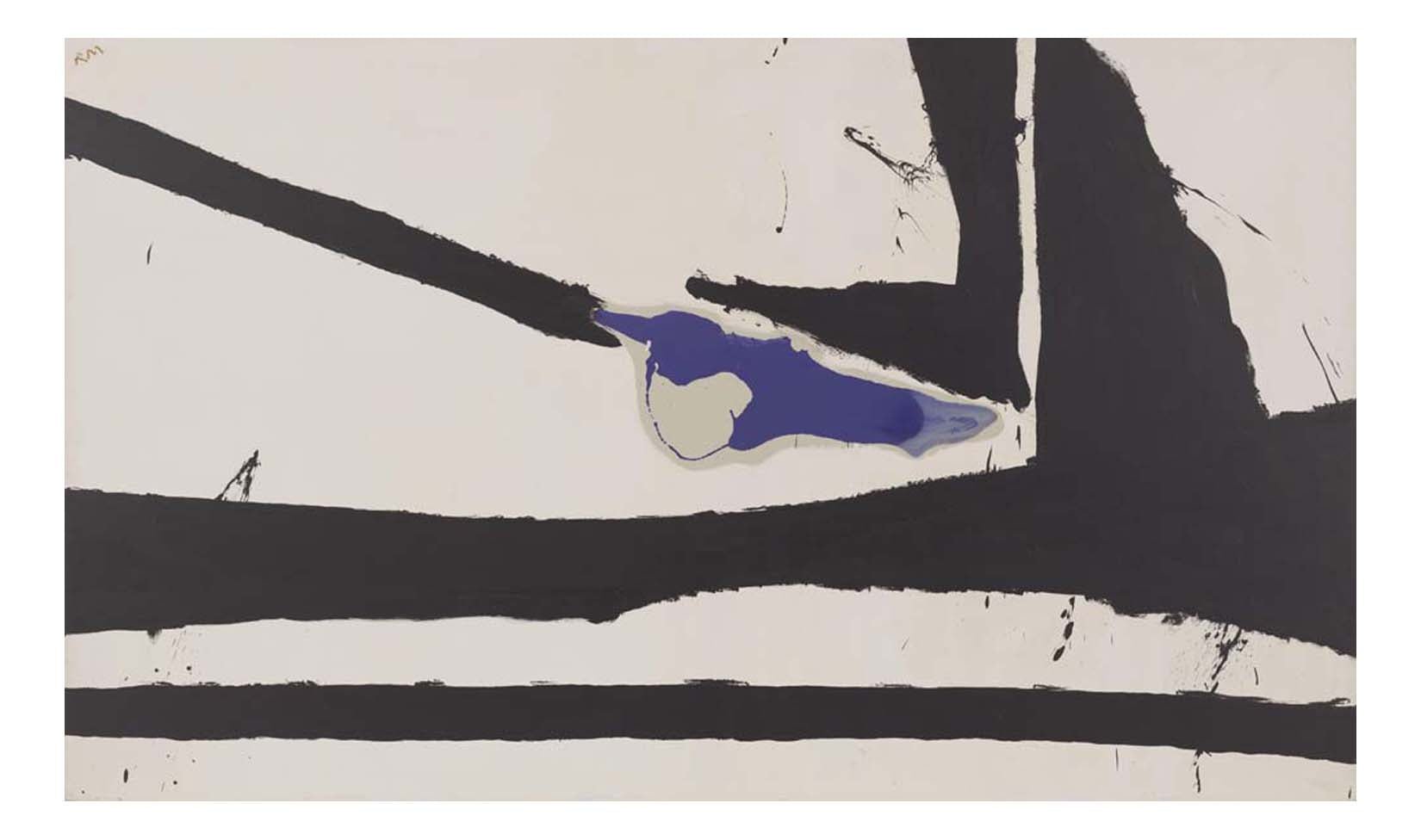 Robert Motherwell - New England Elegy 2, 16x12" (A3) Poster Print