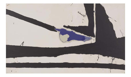 Robert Motherwell - New England Elegy 2, 16x12" (A3) Poster Print