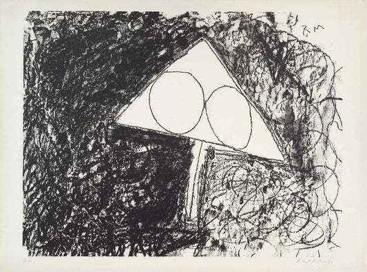 Robert Motherwell - Untitled from Madrid Suite, vintage art, A3 (16x12")  Poster Print 