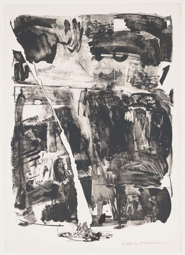 Robert Rauschenberg - Accident, vintage art, A3 (16x12")  Poster Print 