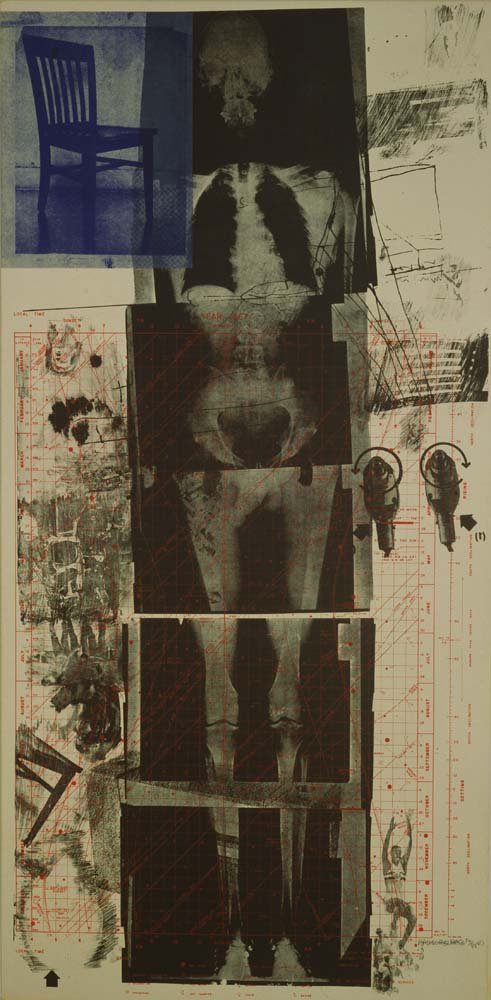 Robert Rauschenberg - Booster , vintage art, A3 (16x12")  Poster Print 