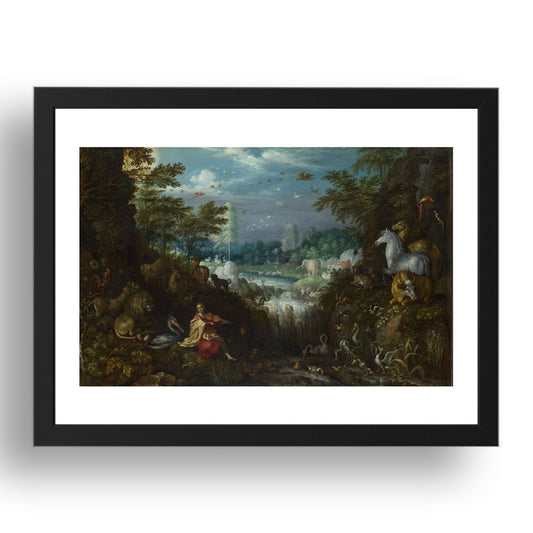 Roelandt Savery: Orpheus, Poster in 17x13"(A3) Frame