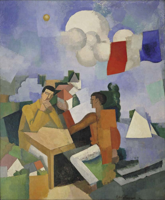 Roger de La Fresnaye - The Conquest of the Air, vintage art, modern poster print