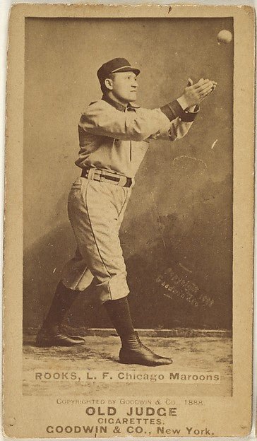 :Rooks Left Field Chicago from the Old Judge series for Old-16x12"(A3) Poster