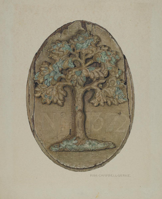 Rose Campbell-Gerke:Firemark,16x12"(A3) Poster