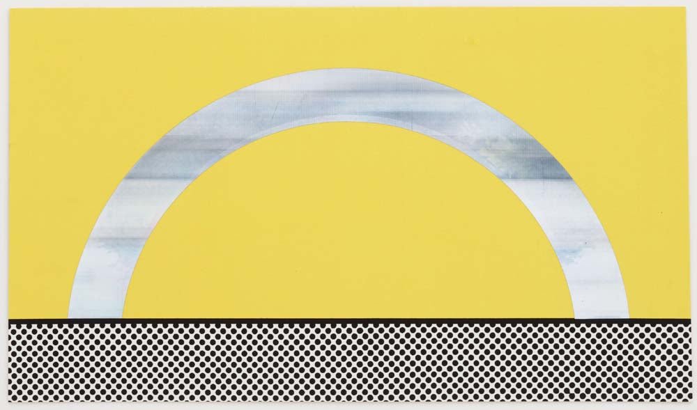 Roy Lichtenstein - Landscape 7 ,vintage art, A3 (16x12")  Poster Print 