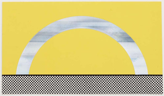 Roy Lichtenstein - Landscape 7 ,vintage art, A3 (16x12")  Poster Print 