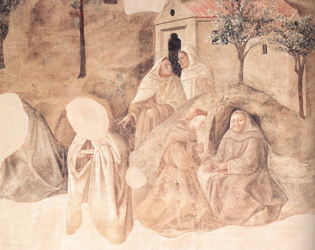 Rules of the Carmelite Order (detail), vintage artwork by Fra Filippo Lippi, A3 (16x12") Poster Print