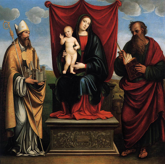 Sacra Conversazione, vintage artwork by Francesco Francia, A3 (16x12") Poster Print