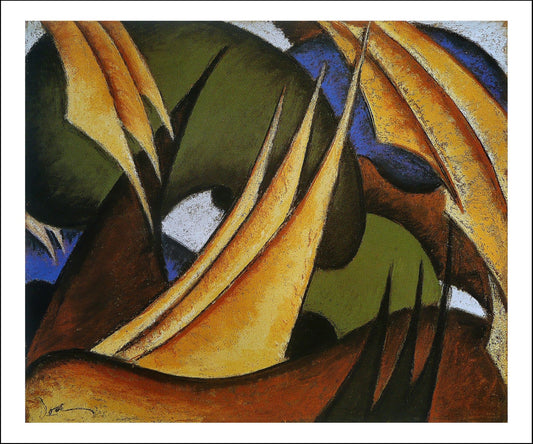 Sails by Arthur Dove, vintage art, modern poster print