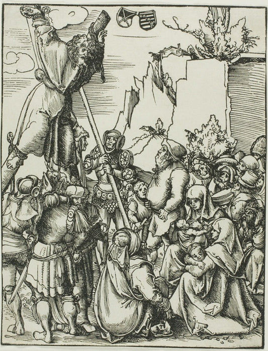Saint Andrew, from The Martyrdom of the Apostles by  Lucas Cranach the Elder, 23x16"( A2 size) Poster Print