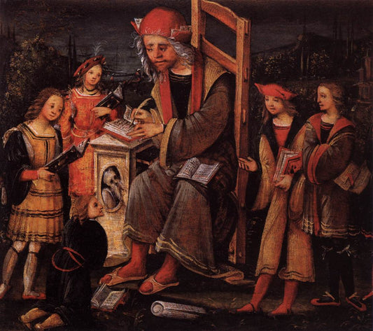Saint Cassiano, vintage artwork by Amico Aspertini, A3 (16x12") Poster Print