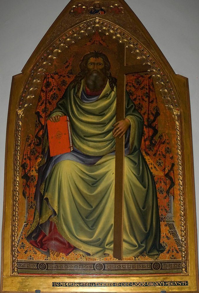 Saint Donato, vintage artwork by Jacopo di Cione, A3 (16x12") Poster Print