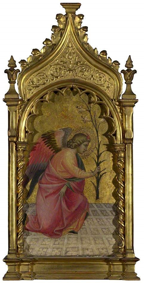 Saint Gabriel, vintage artwork by Giovanni dal Ponte, A3 (16x12") Poster Print