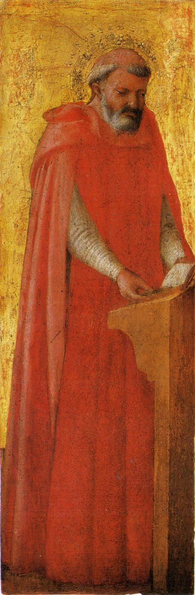 Saint Gerolamo (from the Pisa Altarpiece), vintage artwork by Masaccio, A3 (16x12") Poster Print