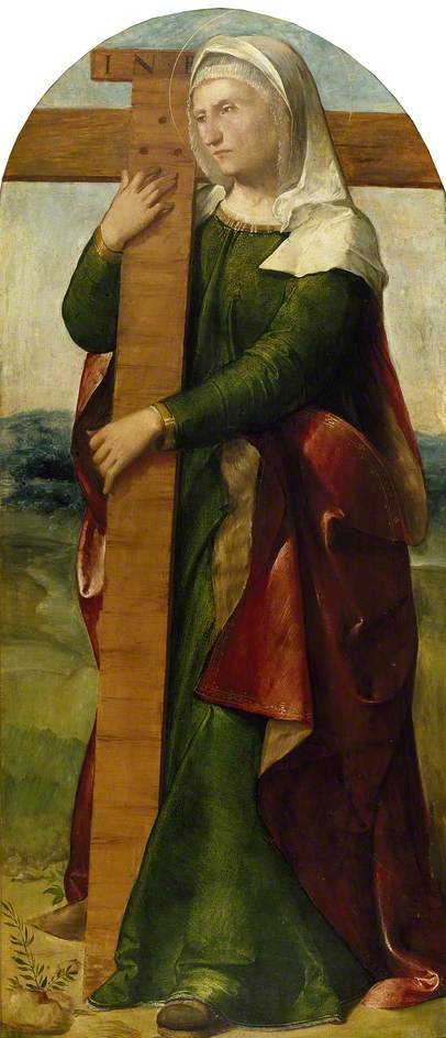 Saint Helena, vintage artwork by Altobello Melone, A3 (16x12") Poster Print