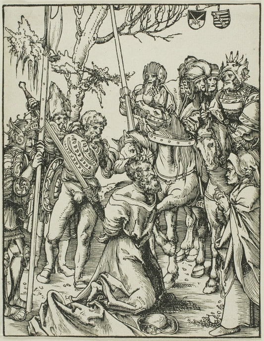 Saint James the Greater, from The Martyrdom of the Apostles by  Lucas Cranach the Elder, 23x16"( A2 size) Poster Print