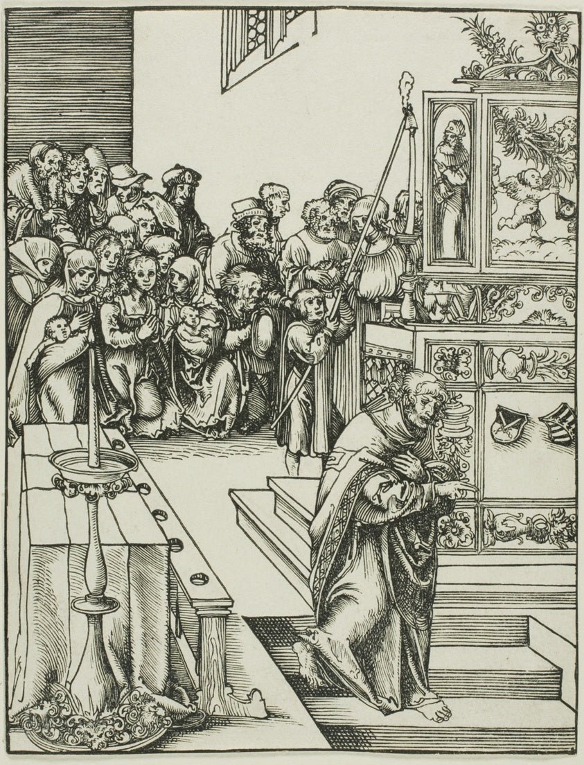 Saint John, from The Martyrdom of the Apostles by  Lucas Cranach the Elder, 23x16"( A2 size) Poster Print