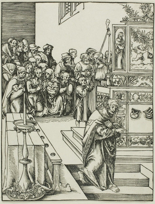 Saint John, from The Martyrdom of the Apostles by  Lucas Cranach the Elder, 23x16"( A2 size) Poster Print