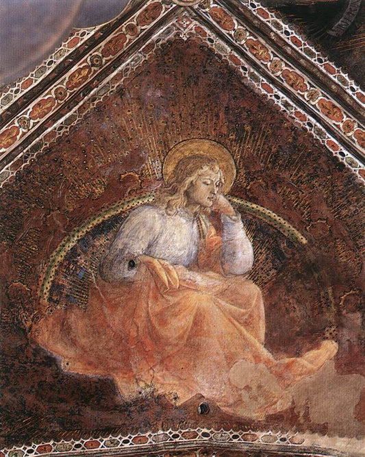 Saint Luke the Evangelist, vintage artwork by Fra Filippo Lippi, A3 (16x12") Poster Print