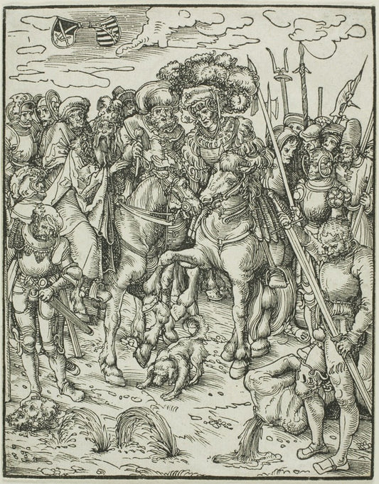 Saint Paul, from The Martyrdom of the Apostles by  Lucas Cranach the Elder, 23x16"( A2 size) Poster Print