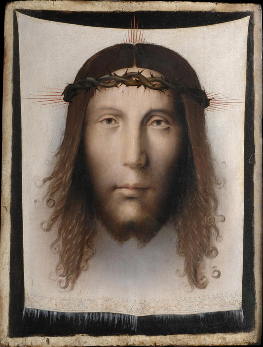 Saint Veronica's Veil, vintage artwork by Bernardino Zaganelli, A3 (16x12") Poster Print