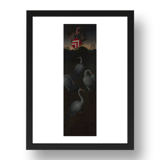 Saints John the Baptist and Lawrence: Hans Memling (1), Poster in 17x13"(A3) Frame